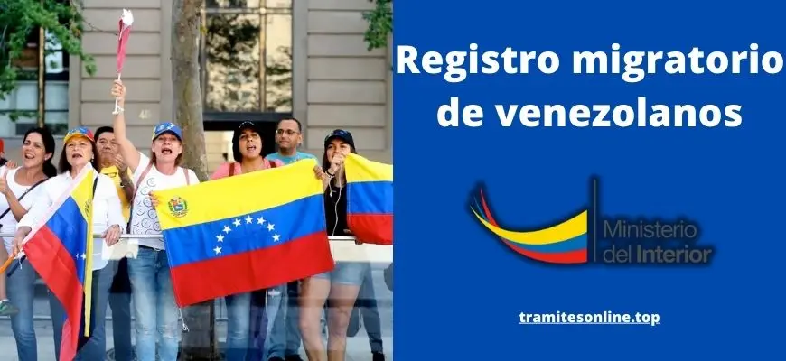 Registro migratorio venezolanos